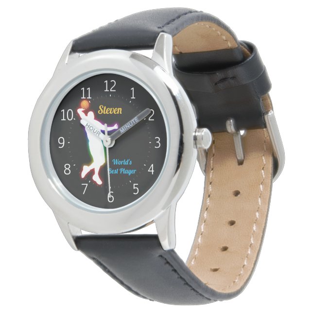 バスケットボールワールド最高のズ選手 |おもしろい | 腕時計 (アングル)