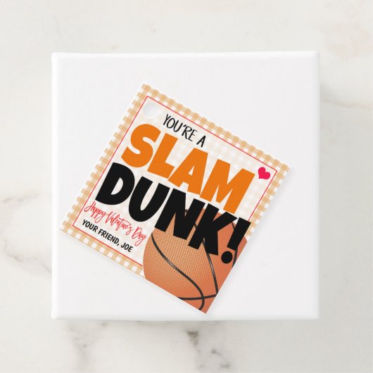 バスケットボールヴァレンティーンズボーイギフトラベル フェイバータグ (インサイチュ)