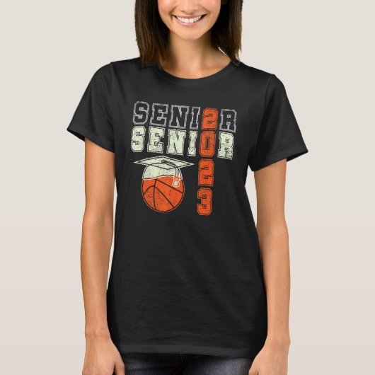 バスケットボール上級選手2023年卒業クラス Tシャツ (正面)