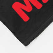 バスケットボール不機嫌ゲームレッド&グレー フリースブランケット (角)