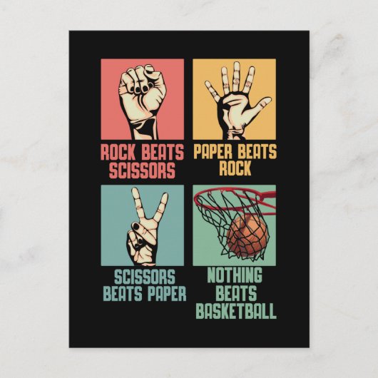 バスケットボール中毒バスケットボールアスリート ポストカード (正面)