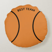 バスケットボール円枕 ラウンドクッション (裏面)