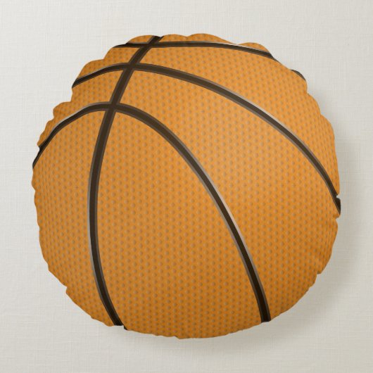 バスケットボール円枕 ラウンドクッション (正面)