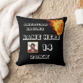 バスケットボール写真の枕と選手の名前 クッション (ブランケット)