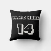 バスケットボール写真の枕と選手の名前 クッション (裏面)