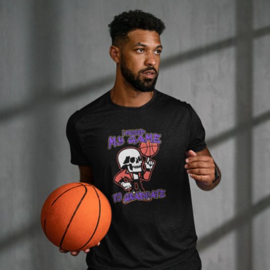バスケットボール卒業Tシャツ - 面白い卒業ギフト Tシャツ
