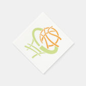 バスケットボール及びネット紙ナプキン スタンダードカクテルナプキン (角)