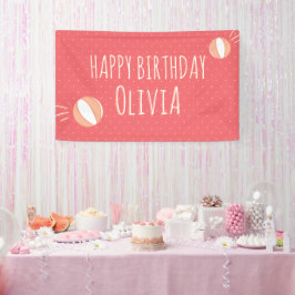 バスケットボール図解入りの、写真付きのパーティーカスタムバナー 横断幕