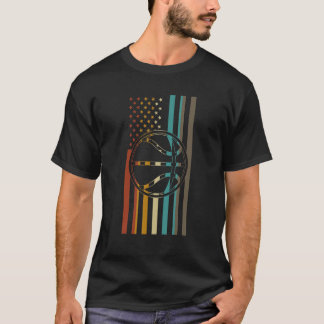バスケットボール国旗のバスケットボール Tシャツ