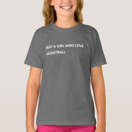 バスケットボール大好き女子 Tシャツ
