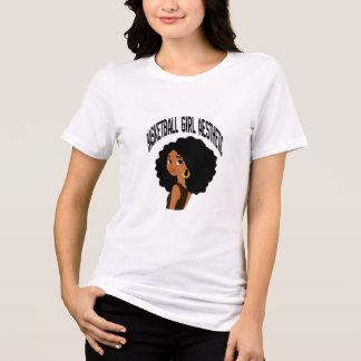 バスケットボール女子の美学 レディースフープス トライブレンドTシャツ