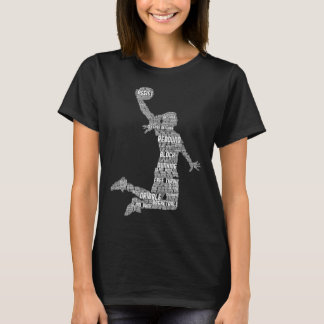 バスケットボール女子キッズガールズ Tシャツ