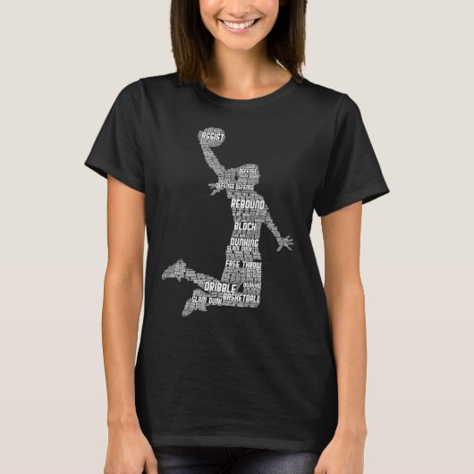 バスケットボール女子キッズガールズ Tシャツ (正面)
