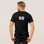 バスケットボール好きな愛国者 トライブレンドTシャツ (裏面全面)