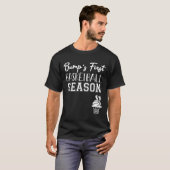 バスケットボール妊娠の発表スポーツを期待 Tシャツ (正面フル)