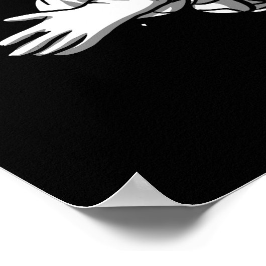 バスケットボール宇宙飛行士宇宙惑星コズミック ポスター (角)