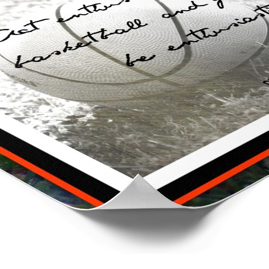 バスケットボール引用文ポスター9-12 ポスター (角)