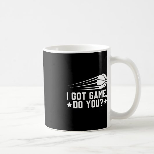 バスケットボール得I Game You コーヒーマグカップ (右)