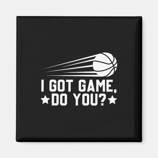 バスケットボール得I Game You マグネット (正面)