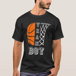 バスケットボール性別リビールチームボーイ Tシャツ