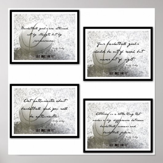 バスケットボール感動的引用文ポスター9-12 ポスター (正面)