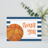 バスケットボール感謝カード フラット サンキューカード (スタンド正面)