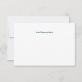 バスケットボール感謝カード フラット サンキューカード (裏面)