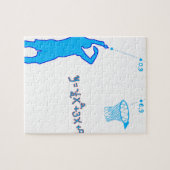 バスケットボール打撃および二次方程式 ジグソーパズル (横)