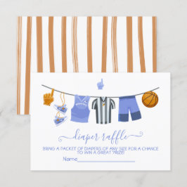 バスケットボール服のライン おむつくじ カード