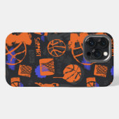 バスケットボール柄 iPhoneケース (裏面横)