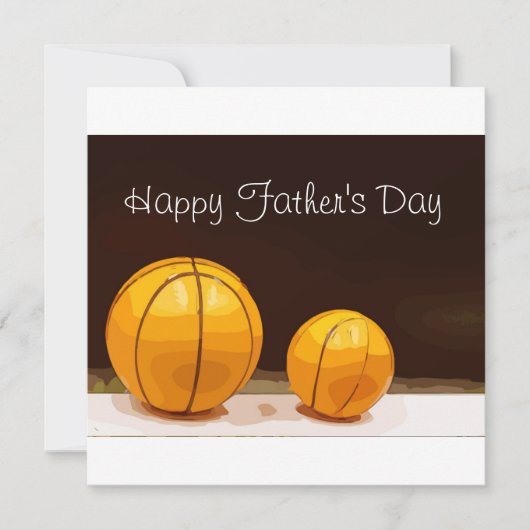 バスケットボール父の日と父と息子のボール (正面)