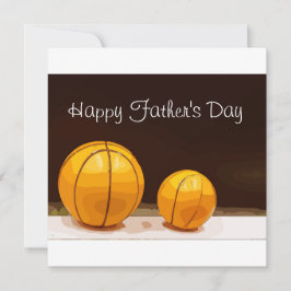 バスケットボール父の日と父と息子のボール