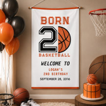 バスケットボール生まれのバスケ2歳の誕生日パーティー