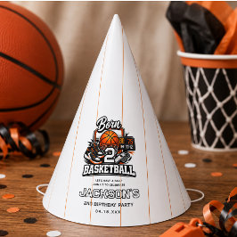 バスケットボール生まれ | スポーツテーマの2歳の誕生日 パーティーハット
