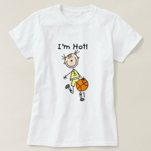 バスケットボール私は熱いTシャツおよびギフトです Tシャツ