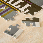 バスケットボール競技カッコいい試合 ジグソーパズル (側面)