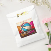 バスケットボール競技ボールゲークールム抽象芸術 フェイバーバッグ (封をした状態)