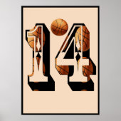バスケットボール第14号はバスケットボールだ。 ポスター (正面)