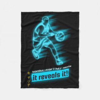 バスケットボール精神 フリースブランケット