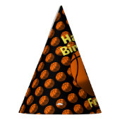 バスケットボール紙帽子 パーティーハット (左)