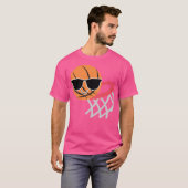 バスケットボール絵文字 Tシャツ (正面フル)