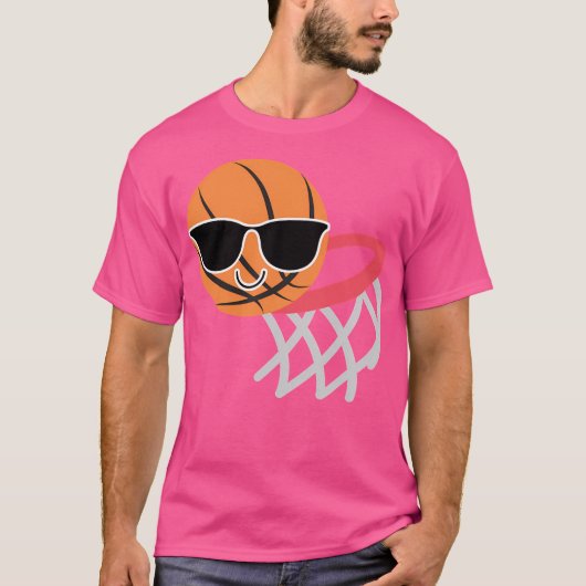バスケットボール絵文字 Tシャツ (正面)