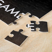 バスケットボール絵画イラストレーションのアートスポーツ ジグソーパズル (側面)