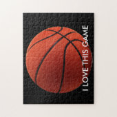 バスケットボール絵画イラストレーションのアートスポーツ ジグソーパズル (縦)