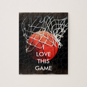 バスケットボール絵画イラストレーションのアートスポーツ ジグソーパズル