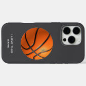 バスケットボール絵画イラストレーションのアートスポーツ Case-Mate iPhoneケース (裏面 (横))
