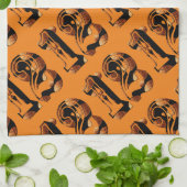 バスケットボール試合番号12 キッチンタオル (折り畳み)