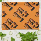 バスケットボール試合番号14 キッチンタオル (折り畳み)