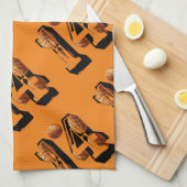 バスケットボール試合番号14 キッチンタオル (四つ折り)