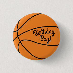 バスケットボール誕生日ボーイパーティー 缶バッジ